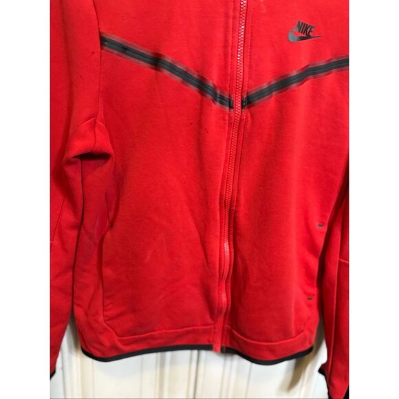 Nike Red Full-Zip Hoodie - Picture 3 of 8